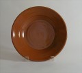 #59 d Plain Redware Deep Plate