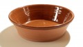 #528 Redware Footed Steep Pan