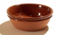 #533b Redware Rounded Steep Pan