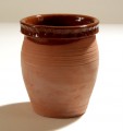 #529 Redware Crock