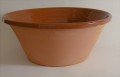 #57 f Plain Redware Bowl